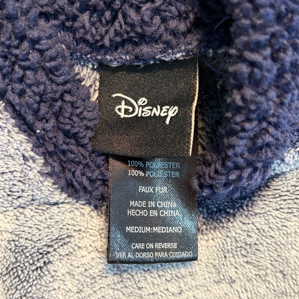 Mickey Mouse Cozy Fleece/Sherpa Lounge Hoodie Sleepwear (M) - Picture 9 of 14